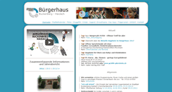 Desktop Screenshot of buergerhaus.net